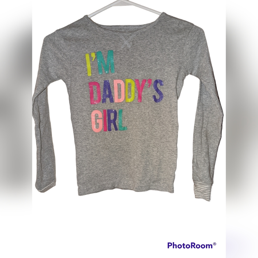 Girls long sleeve grey shirt